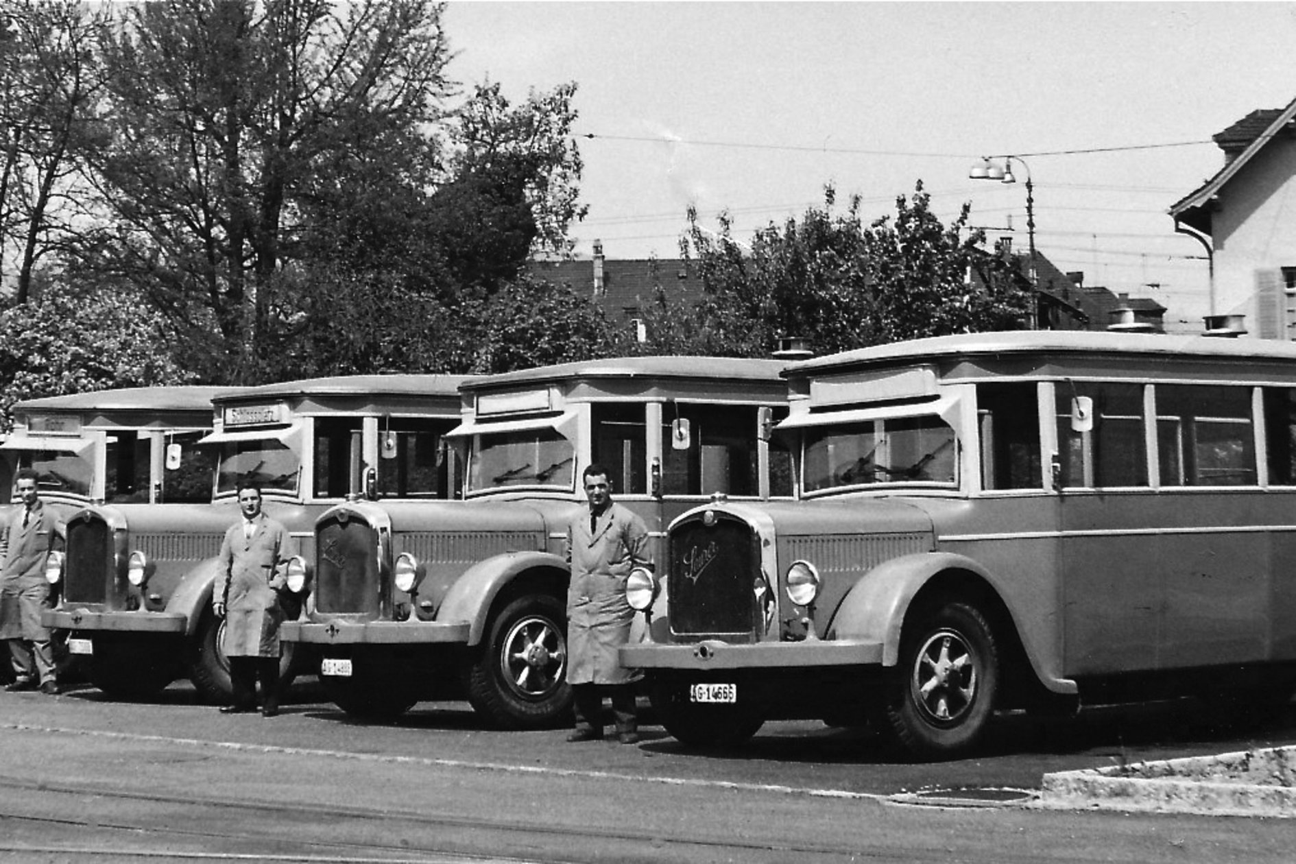 Die ersten Busse der BBA aus dem Jahr 1960