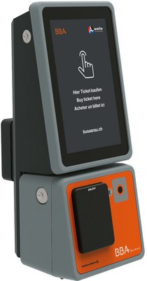 Digitaler Billettautomat von Busbetrieb Aarau BBA