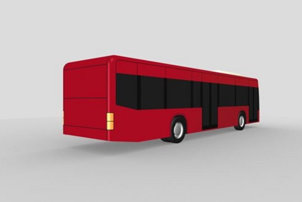 Fahrzeugwerbung ganzer Bus